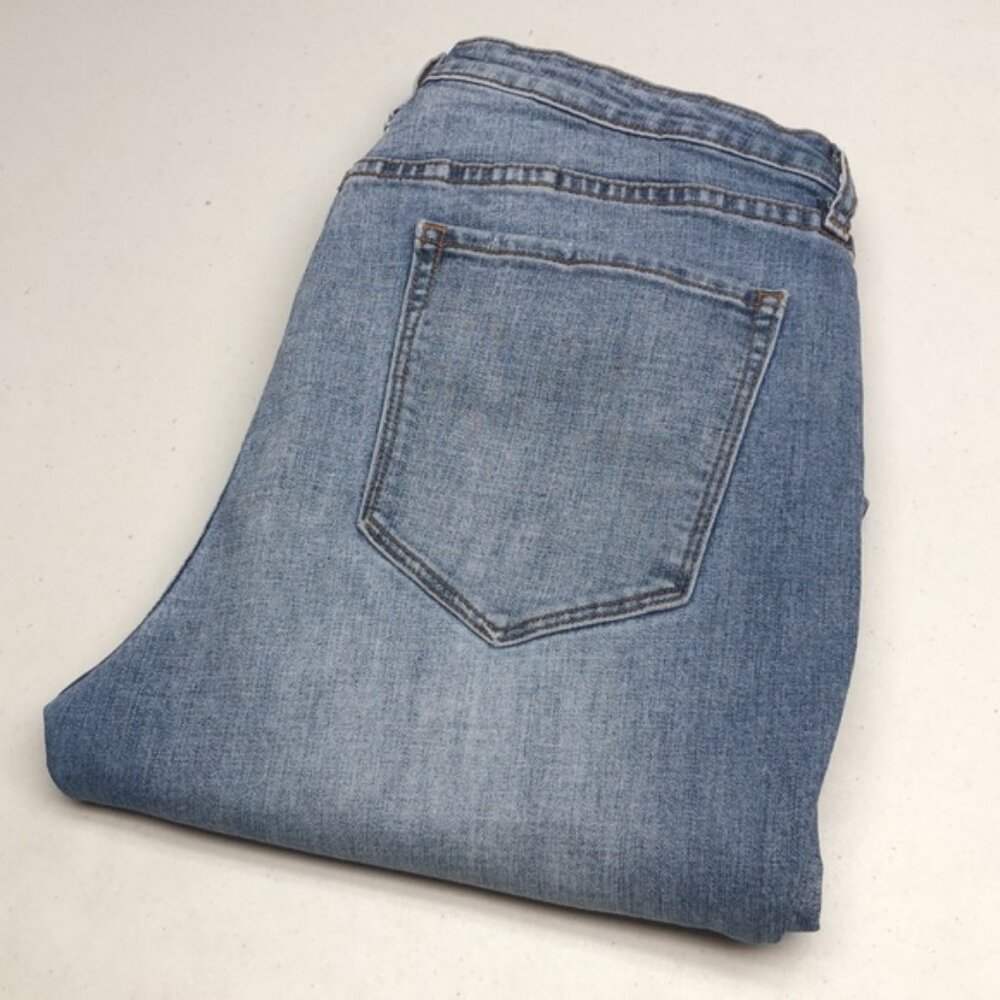 DISTRESS OLD NAVY HIGH-RISE BOYFRIEND STRAIGHT JEANS 12/31x28 ⚓️
